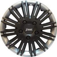 Jacky Auto 14"-os Discovery dísztárcsa szett fekete-ezüst (4db) (JACKY14144)