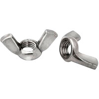 Toolcraft Wing Nuts DIN 315 Galvanised Steel M6 Pack Of 100