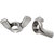Toolcraft Wing Nuts DIN 315 Galvanised Steel M6 Pack Of 100