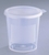400.0ml Jars conical with snap lid PP