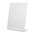 Chevalet de table / porte-cartes de menu / chevalet "Classic" en verre acrylique | 2 mm A4 portrait