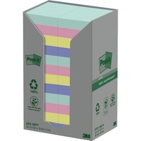 Post-it® Recycling Notes 653-1RPT, 51 x 38 mm, Pastell