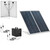 Zestaw solarny panele fotowoltaiczne falownik 2 lampy LED 1000 W 5/12/230 V