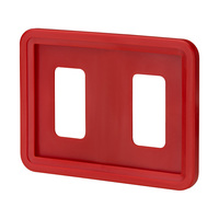 Price Display "Click" / Price Cassette / Frame for Pricing Display | red similar to RAL 3000 A6