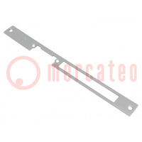 Frontal plate; for electromagnetic lock,1400 series; grey