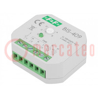 Relay: installation; bistable,impulse; NO x2; in mounting box