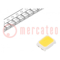 LED; SMD; 2216,PLCC2; fehér meleg; 3÷9lm; 2700-3225K; 70; 120°; 20mA