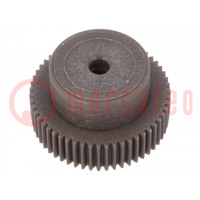 Spur gear; whell width: 16mm; Ø: 28.5mm; Number of teeth: 55; ZCL
