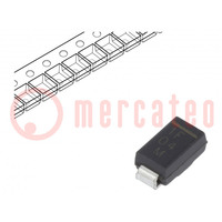 Diode: Schottky rectifying; SMD; 40V; 1A; SMA; reel,tape