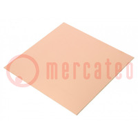 Laminate; FR4,epoxy resin; 1.6mm; L: 150mm; W: 150mm; double sided