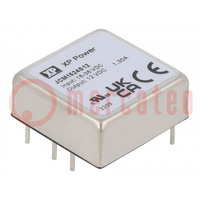 Converter: DC/DC; 15W; Uin: 18÷36V; Uout: 12VDC; Iout: 1300mA; 1"x1"
