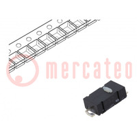 Microcommutatore SNAP ACTION; 0,001A/6VDC; senza leva; SPST-NO