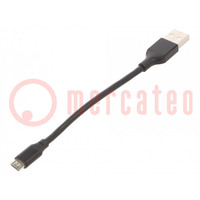 Kábel-adapter; 120mm; USB; apa,USB A