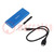 Hard discs housing: M.2; USB 3.0; aluminium; PnP; 38x95x9mm; blue