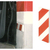 Protección parking autoadhesivo - Blanco/Rojo - 40x8x1,5 cm