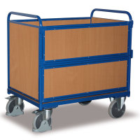 VARIOFIT Holzkastenwagen Transportwagen, Eigengewicht: 104 kg, Ladefläche: 1200 x 800 mm