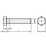 DIN 933 Sechskantschraube mit Gewinde bis Kopf M 5 x 12 A4 blank, AD W2/TRD 106