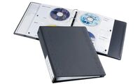 DURABLE CD-/DVD-INDEX Ringbuch 40, für 40 CD's, anthrazit (9522758)