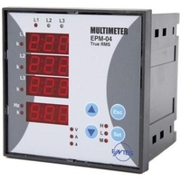 ENTES® EPM-04 ? 96 MEDIDOR DE PANEL AC-MULTIMETER VOLTAJE CORRIENTE FRECUENCIA HORAS DE EJERCICIO HORAS TOTAL