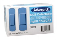 Salvequick Detectable pleister 6x35 6735