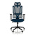 Bürostuhl / Drehstuhl ERGOMY Sitz Stoff / Rücken Netzstoff blau mybuero