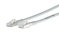 Patchkabel Cat.6A AWG 26 1,0 m weiß