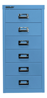Bisley MultiDrawer™, 29er Serie, DIN A4, 6 Schubladen, blau