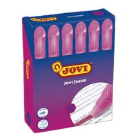 JOVI MARCADOR FLUORESCENTE JOVI!NEON DE GEL EN STICK 140MM ROSA CAJA 12 UD