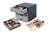 DURABLE Coffee Point Box Aufbewahrungsbox für Kaffee/Tee, Cateringbox für Kaffeestation/Büroküche, anthrazit