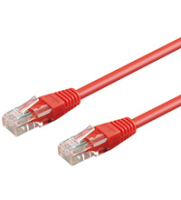 Goobay 1.5m CAT5-150 cable de red Rojo 1,5 m Cat5e