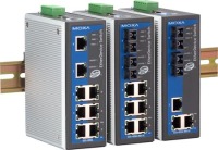Moxa EtherDevice™ Switch, EDS-405A, Multi Mode, ST Connector x 2 Vezérelt