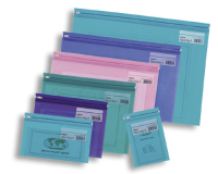 Snopake "Zippa-Bag S" Electra Colour Packs - DL (Envelope size) Präsentations-Mappe