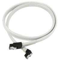Nanoxia 900400031 SATA cable 0.45 m Black,White