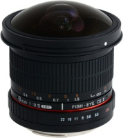 Samyang 8mm f/3.5 Asph IF MC Fisheye CSII SLR Wide fish-eye lens Black