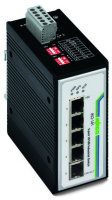 Wago 852-101 Netzwerk-Switch Fast Ethernet (10/100) Schwarz