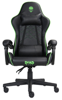 Deadwave DWGT0007 sedia per videogioco Sedia da gaming per PC Seduta imbottita Nero, Verde