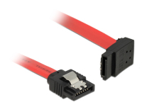 DeLOCK SATA III/SATA III, 0.2 m SATA-Kabel 0,2 m SATA 7-pin Schwarz, Rot