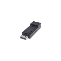 Manhattan 151993 tussenstuk voor kabels DisplayPort HDMI Zwart