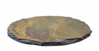CLIMAQUA KINZE Vorspeisenteller Rund Stein Bronze, Grau