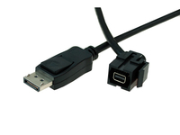 Bachmann 917.214 gniazdko elektryczne Mini DisplayPort Czarny