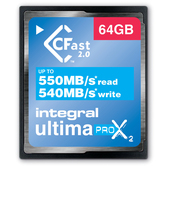 Integral 64GB ULTIMAPRO X2 CFAST 2.0 64 Go