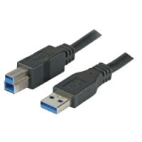 M-Cab USB A - USB B 3 m câble USB USB 3.2 Gen 1 (3.1 Gen 1) Noir