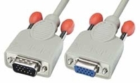 Lindy 2m HD15 Cable cavo VGA VGA (D-Sub) Grigio