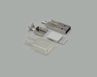 BKL Electronic 10120098 Drahtverbinder USB Type-A Schwarz