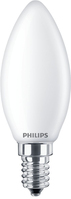 Philips Filament-Kerzenlampe, B35 E14, Milchglas, 25 W