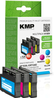 KMP H105V inktcartridge 3 stuk(s) Cyaan, Magenta, Geel