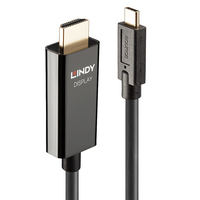 Lindy 43315 Videokabel-Adapter 5 m USB Typ-C HDMI Typ A (Standard) Schwarz