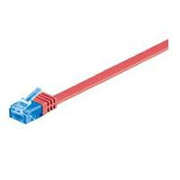 Microconnect V-UTP6A03R-FLAT networking cable Red 3 m Cat6a U/UTP (UTP)