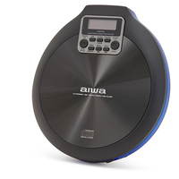 Aiwa PCD-810BL Lecteur de CD Lecteur CD portable Noir, Bleu