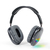Gembird BHP-LED-02-BK headphones/headset Wireless Head-band Calls/Music Bluetooth Black, Grey